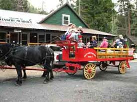 Kennedy Meadows Pack Station, with the Stueve Family's Milk Wagon